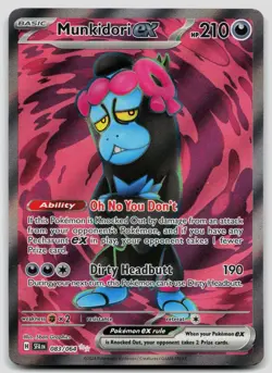 Munkidori ex 083/064 Shrouded Fable Pokemon NM - Image 1