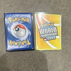 Pokemon TCG Haunter 40/100 World Championships 2009 English 2-Card Lot Signed - Image 2