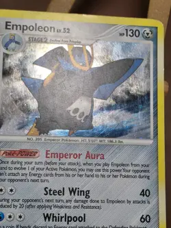 HP Empoleon 2/100 Cosmo Holo: Stormfront Pokemon TCG - Image 5