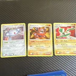 Pokemon TCG DPBP#090 & DPBP#333 Lot 3 Magnezone Rhyperior Gallade English 2007 - Image 1
