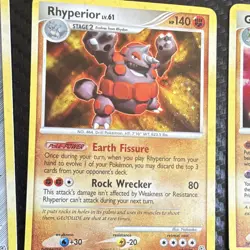 Pokemon TCG DPBP#090 & DPBP#333 Lot 3 Magnezone Rhyperior Gallade English 2007 - Image 3