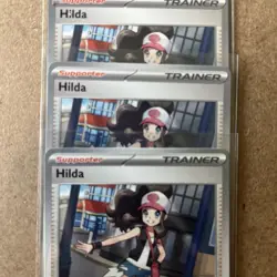 (3) Pokemon TCG Hilda Card Common Trainer Card 084/086 NM Playset - Image 1