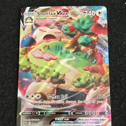 Pokemon TCG Snorlax VMAX 142/202 Swsh01 Sword & Shield Ultra Rare Holo - Image 1