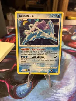 Suicune 19/132 DP Secret Wonders Holo Rare Pokemon Card - Image 1