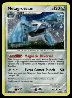 Metagross 10/146 Holo Rare Legends Awakened Pokemon Holo Moderately Played - Image 1