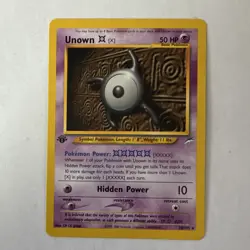 Wizards Pokemon TCG Neo Destiny Unown C L V X Z 5-Card Lot 30/105 57/105 - Image 4
