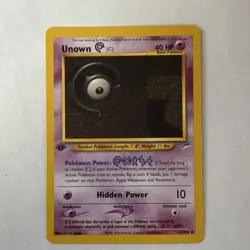 Wizards Pokemon TCG Neo Destiny Unown C L V X Z 5-Card Lot 30/105 57/105 - Image 5