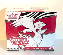 Pokemon - Scarlet & Violet White Flare Elite Trainer Box ETB New (small tear) - Image 1