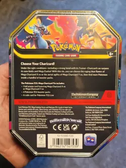 Pokemon TCG Mega Charizard EX Tin – X EX Promo Sealed New - Image 2