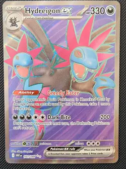 HYDREIGON EX 161/086 ULTRA RARE WHITE FLARE POKEMON NM/M - Image 1