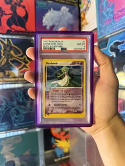 2003 POKEMON EX RUBY & SAPPHIRE #7 GARDEVOIR-HOLO PSA 8 - Image 1