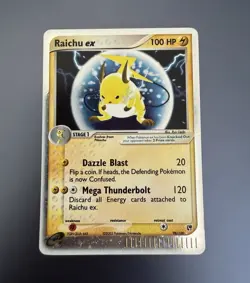 Raichu ex 98/100 Sandstorm Holo Ultra Rare English 2003 Stage 1 100 LP-MP - Image 1