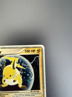 Raichu ex 98/100 Sandstorm Holo Ultra Rare English 2003 Stage 1 100 LP-MP - Image 4