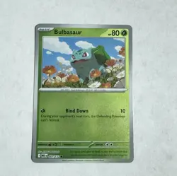 Bulbasaur Mega Evolution Reverse Holo 001/132 Pokemon TCG NM ENGLISH - Image 1