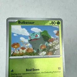 Bulbasaur Mega Evolution Reverse Holo 001/132 Pokemon TCG NM ENGLISH - Image 2