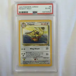 1999 POKEMON JUNGLE #8 PIDGEOT-HOLO PSA 6 - Image 1
