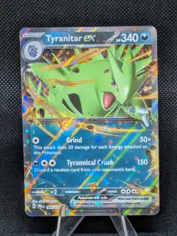 Tyranitar ex 064/131 SV: Prismatic Evolutions Pokemon TCG Double Rare Holo - Image 1