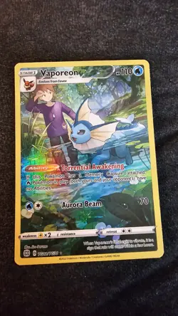 Vaporeon TG02/TG30 - Pokemon Brilliant Stars Trainer Gallery - Holo Rare (NM) - Image 1