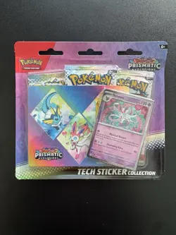 Pokemon TCG Prismatic Evolutions Tech Sticker Collection Sylveon Promo Card New - Image 1