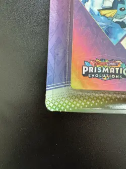 Pokemon TCG Prismatic Evolutions Tech Sticker Collection Sylveon Promo Card New - Image 4
