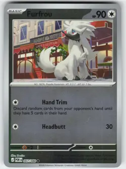Furfrou 067/088 Common Perfect Order Pokemon Reverse Holo Near Mint - Image 1