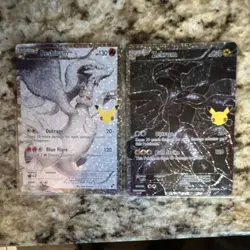 Pokemon TCG Celebrations Reshiram & Zekrom Holo Promo Lot 2 English 113/114 - Image 1