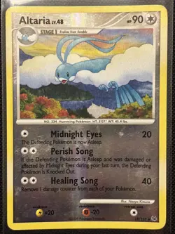 Pokemon TCG Altaria 18/127 Platinum Base Set Reverse Holo - Image 1