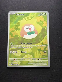Pokemon TCG Perfect Order Rowlet 90/88 Illustration Rare NM - Image 1