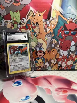 Pokemon Salamence e-League EX Dragon Cosmos Holo Rare #19 CGC 9 Mint - Image 1