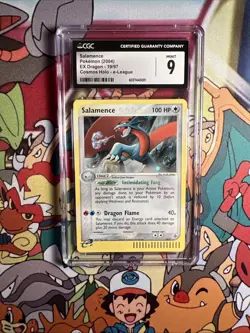 Pokemon Salamence e-League EX Dragon Cosmos Holo Rare #19 CGC 9 Mint - Image 2