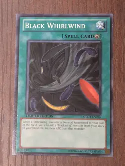 Yugioh! Black Whirlwind - GLD3-EN045 - Common - Limited Edition LP - Image 1
