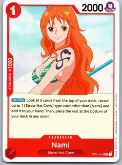 NAMI OP01-016 R ROMANCE DAWN ONE PIECE NM/M - Image 1
