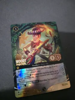 Woody Jungle Guide Foil Promo Disney Lorcana Set Championships Mint - Image 1
