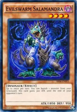 Evilswarm Salamandra - SR04-EN015 - Common - Unlimited Edition Near Mint Yugioh! - Image 1