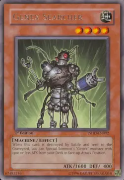Genex Searcher - TSHD-EN092 - Rare - Unlimited Edition Near Mint Yugioh! Card - Image 1