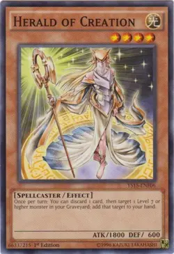 Herald of Creation - YS15-ENF06 - Common - 1st Edition Near Mint Yugioh! Card - Image 1