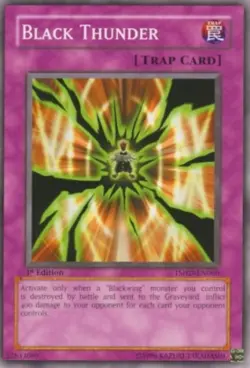 Black Thunder - TSHD-EN066 - Common - 1st Edition Near Mint Yugioh! Card - Image 1
