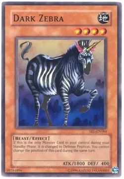 Dark Zebra - SRL-084 - Common - Unlimited Edition Near Mint Yugioh! Card - Image 1