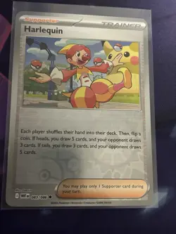 Harlequin - 083/086 - Reverse Holo - White Flare WHT - NM/M - Pokemon Card - Image 1
