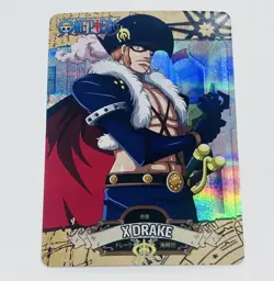 X Drake - One Piece Trading Card Game Holo Foil Prism Cool Art Tc8 - Image 1