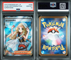 PSA 10 Lillie's Determination SR 086/063 Mega Brave Japanese Pokemon Card Game - Image 1