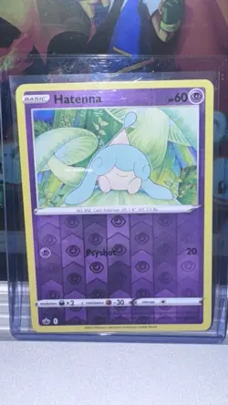 Pokemon TCG Sword & Shield Chilling Reign Reverse Holo Card #071 Hatenna - Image 1