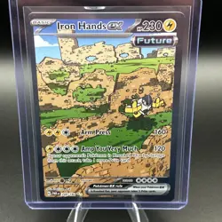 Pokemon: 1x Iron Hands ex - 248/182 - Special Illustration Rare - NM SV Paradox - Image 1