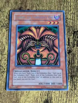 Yugioh Exodia The Forbiden One MC1-EN001 Secret Rare Limited Edition LP - Image 1