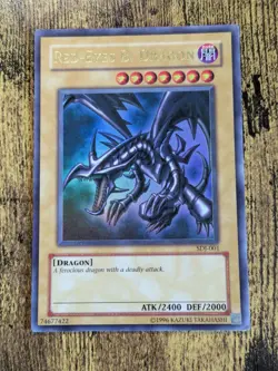 Yugioh Red-Eyes B. Dragon SDJ-001 Unlimited Ultra Rare - Image 1