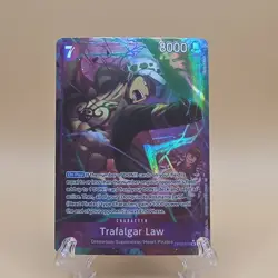 One Piece CCG Trafalgar Law OP12-073 Legacy Master Holo Alt Art SR 8000 - Image 1