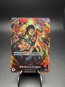 Monkey D. Dragon Alt Art Parallel Leader OP07-001 One Piece TCG OP07 English - Image 1