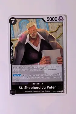 St. Shepherd Ju Peter - OP13-084 Carrying On His Will Foil - One Piece TCG - NM - Image 1