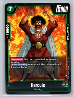 Hercule FB01-097 Dragon Ball Super C Battle Card Earthling - Image 1