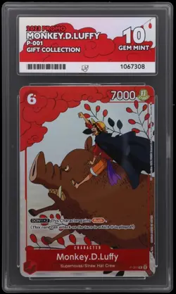 One Piece Monkey D Luffy #001 Gift Collection 2023 Promo English ACE 10 - Image 1
